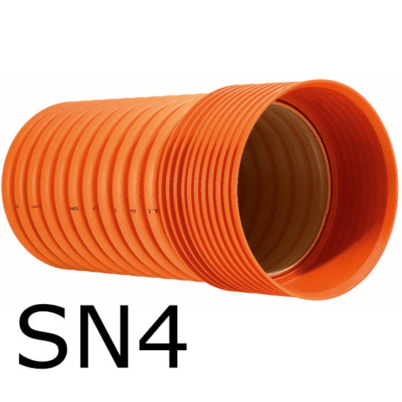 Tubo Corrugado SN4 Saneamento Exterior Edificios - Macolis